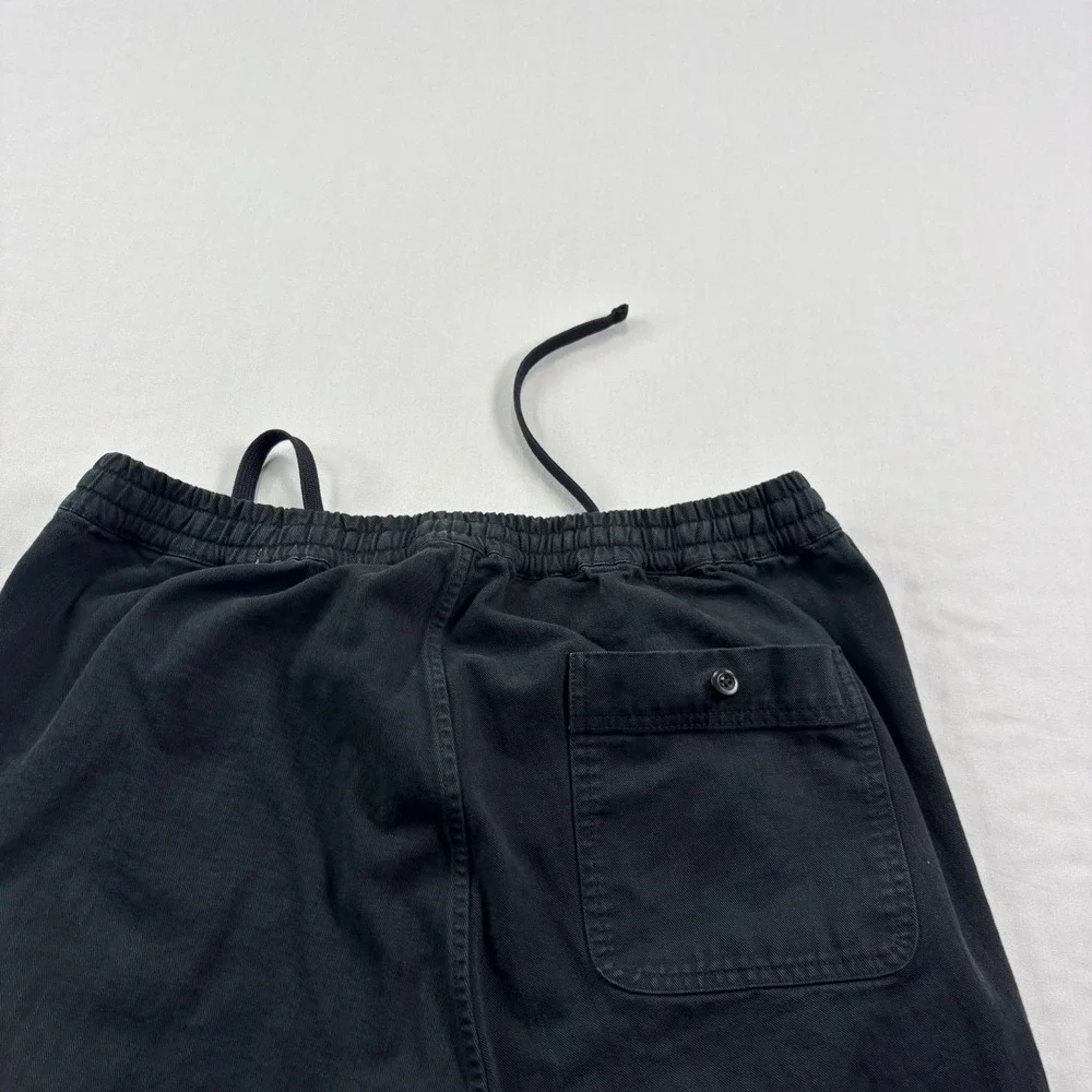 Outerknown Pants Mens Medium Black Stretch Lounge Drawstring Beach Casual